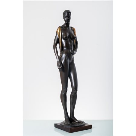 WOLFGANG ALEXANDER KOSSUTH, Patrizia, Scultura in bronzo