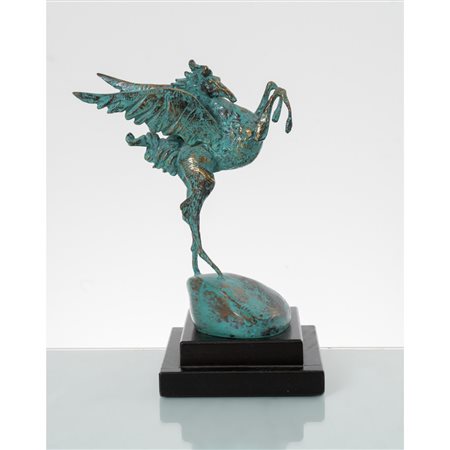 CARLO ZOLI, Pegaso, Scultura in bronzo