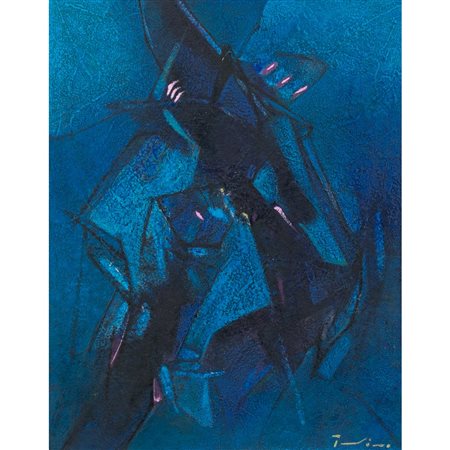 SALVATORE PROVINO, Favola del mare, Olio su tela