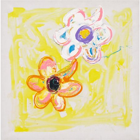 MARIO SCHIFANO, Senza titolo, Smalto e acrilico su tela