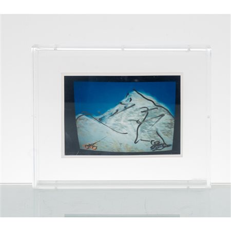 MARIO SCHIFANO, Pennarelli su fotografia