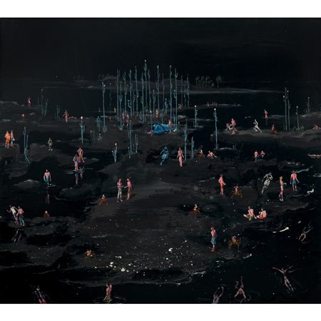 WILLIAM MARC ZANGHI, Siberia II, Olio su tela