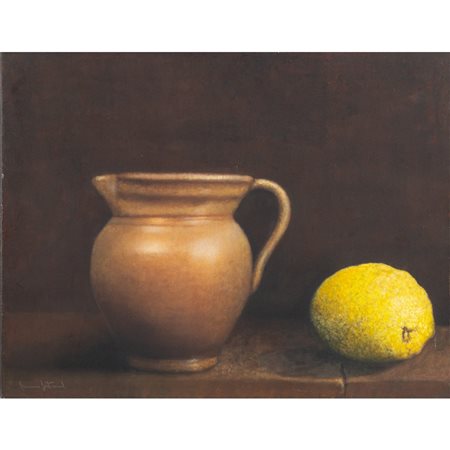 FRANCESCO BERTRAND, Natura morta, Olio su tela