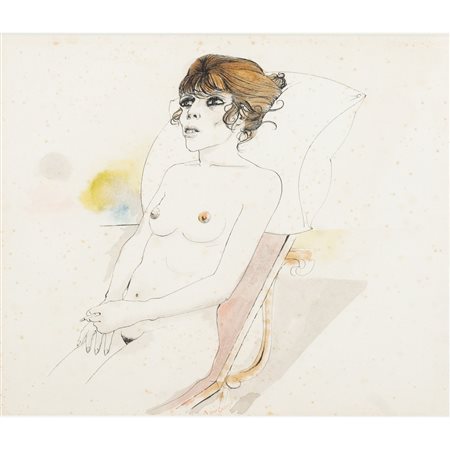 BRUNO CARUSO, Tecnica mista su carta