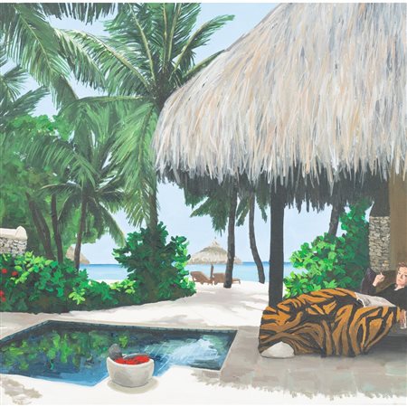 WOLFGANG DIETER BAUER, Olio su tela