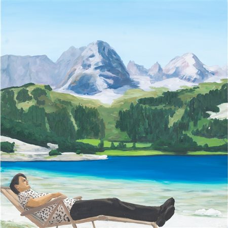 WOLFGANG DIETER BAUER, Olio su tela