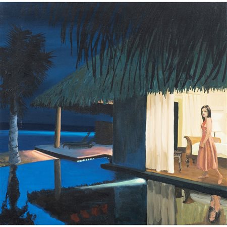 WOLFGANG DIETER BAUER, Olio su tela