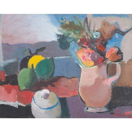 PASQUALE MONACO, Natura morta, Olio su tela