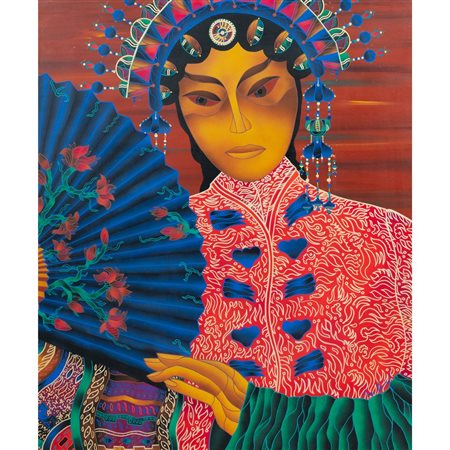 KINO MISTRAL, L'imperatrice, Olio su tela