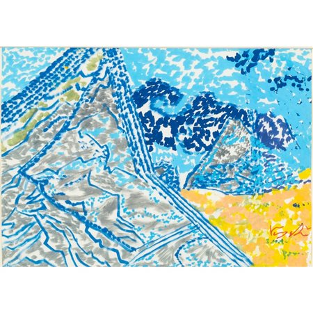 ANTONIO VANGELLI, Senza titolo, Tecnica mista su carta