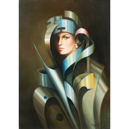 EZIO FARINELLI, Figura femminile, Olio su tela