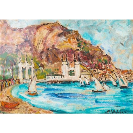 MARIA GRAZIA DI GIORGIO, Mondello, Olio su tavola