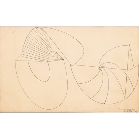 SALVATORE PROVINO, Giochi di linee, Matita su carta