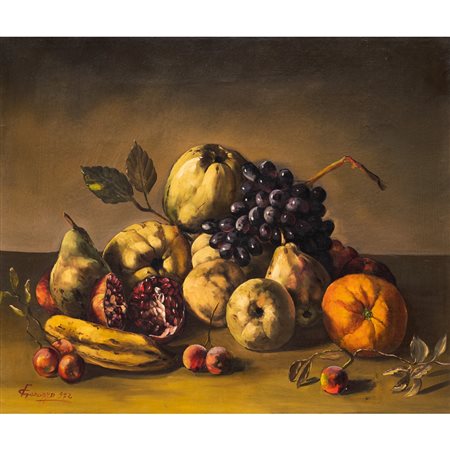 FRANCESCO GAROZZO, Natura morta, Olio su tela