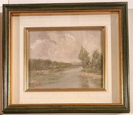 MARI MARIO ANGELO Milano (Mi) 1945 L'Adda presso Lodi "Lungo il mio fiume"...