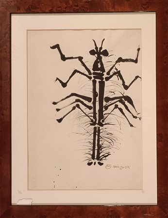 MINGUZZI LUCIANO Bologna (Bo) 1930 Senza titolo Acquarello e china su carta...