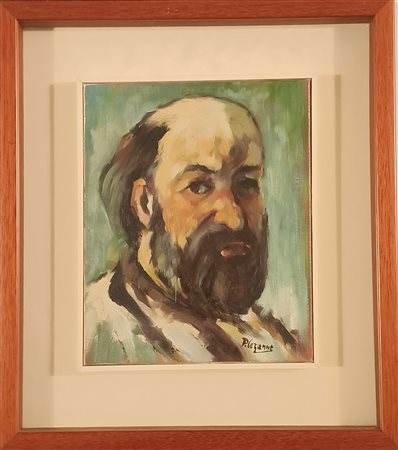 SEBASTIANUTTO GIULIANO Milano (Mi) 1933 Omaggio a Paul Cezanne Olio su tela...
