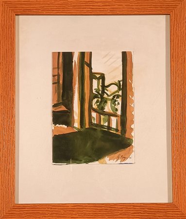 BORGIA GIANCARLO Milano (Mi) 1958 Senza titolo 1990 Tecnica mista su carta...