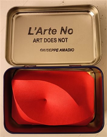 AMADIO GIUSEPPE Todi (Todi) 1944 Senza titolo Tela estroflessa 7,00x12,00...