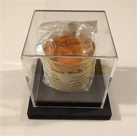 MANZONI PIERO Soncino (Cr) 1933 Merda D'artista 2013 Scultura in metallo...