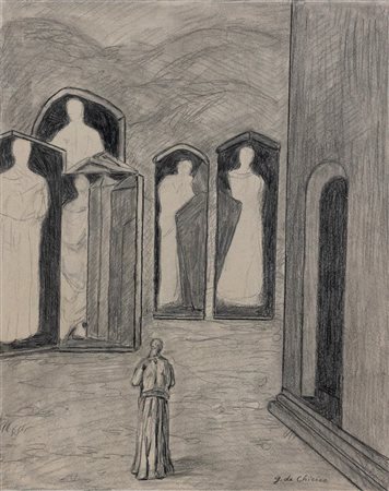 GIORGIO DE CHIRICO Ricordo di un sogno, 1970
