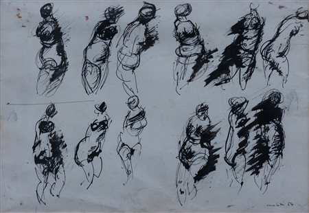 ENNIO MORLOTTI Figure, 1954