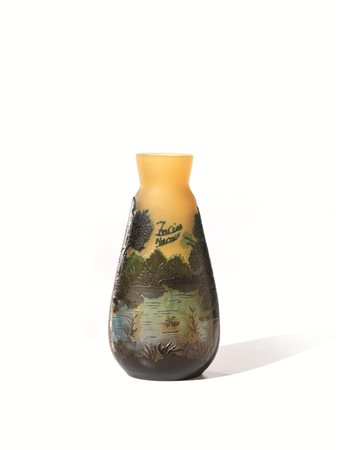 VASOManifattura Daum - NancyVetro incolore multistrato con inclusioni di...