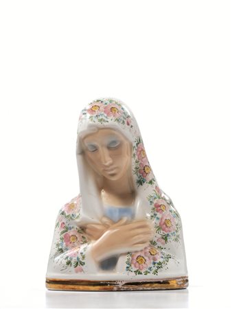 MADONNAProduzione Manifattura Lenciinizi anni &lsquo;30terracotta maiolicata...