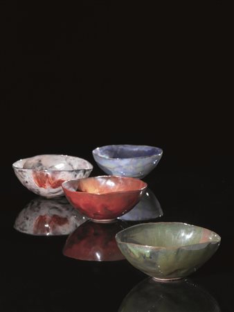 Fausto Melotti Rovereto 1901 - Milano 1986 QUATTRO COPPETTE 1955 circa...