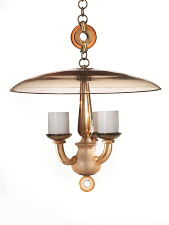 LUMIERAProduzione Venini, Murano, anni '50vetro soffiato e in parte acidato,...