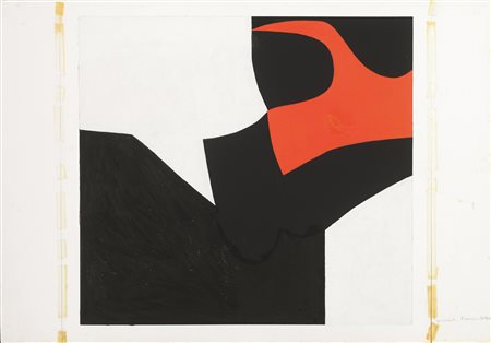 Alberto Burri (Città di Castello 1915 - Nizza 1995) PROGETTO GRAFICOacrilico...