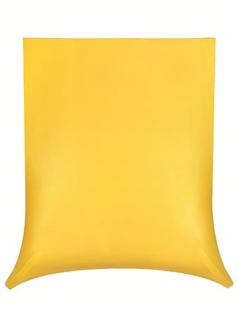 Agostino Bonalumi (Vimercate 1935 - Monza 2013) GIALLOtela estroflessa e...