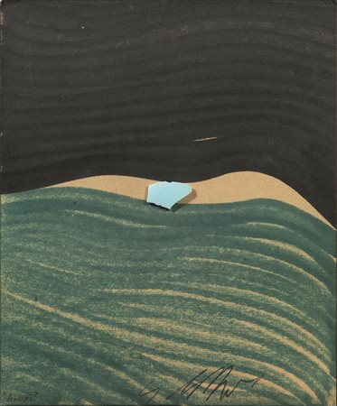 Sergio Dangelo (Milano 1932) ULTIMA NOTTE D&rsquo;INVERNO; LEFT ALONE;...