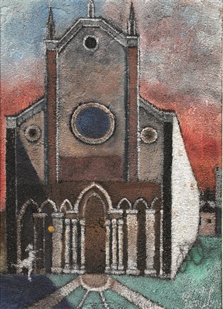 Franco Gentilini (Faenza 1909 - Roma 1981) BASILICA DEI SANTI GIOVANNI E...