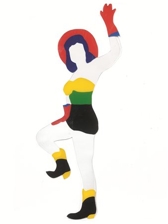 Marco Lodola(Dorno 1955)PIN UPsmalto su perspex sagomato, cm 122x69sul retro:...