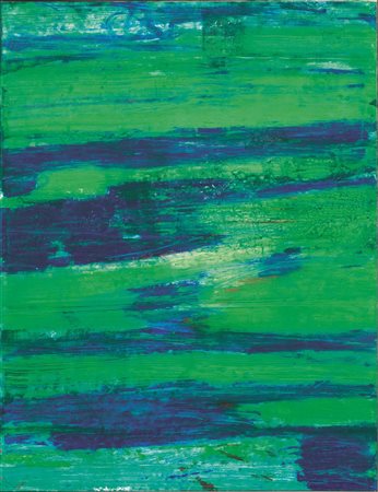 Giovanni Frangi (Milano 1959) COMPOSIZIONE olio e acrilico su tela, cm 91x70...