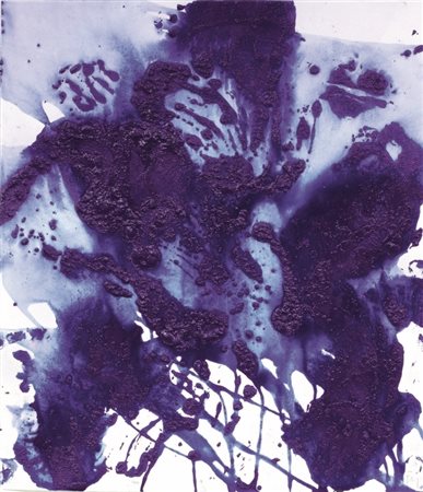 Giovanni Frangi (Milano 1959) COMPOSIZIONE smalto su carta, cm 55x50 firmato...