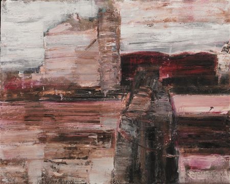 Giovanni Frangi(Milano 1959)FABBRICA DESNUDAolio su tela, cm 74x92sul retro:...