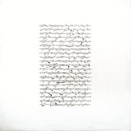 Alfredo Rapetti (Milano 1961) ORA E PER SEMPRE tecnica mista su tela, cm...