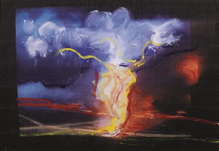 Mario Schifano(Homs 1934 - Roma 1998)SENZA TITOLOacrilico su tela preparata...