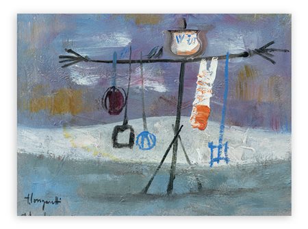 TRENTO LONGARETTI (1916-2017) - Spaventapasseri d'inverno
