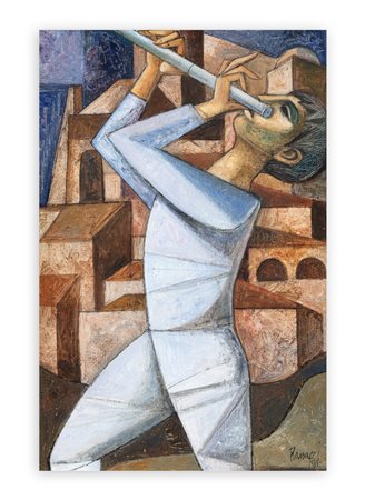 LUCIO RANUCCI (1925-2017) - Melodia di un borgo antico, 1988
