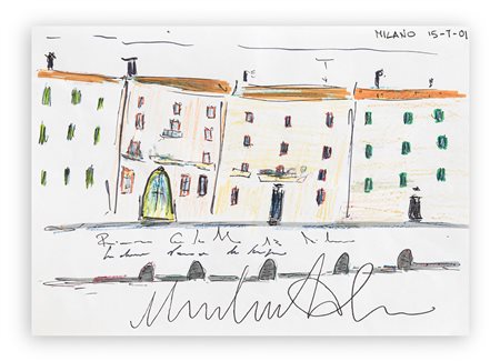 UMBERTO ECO (1932-2016) - Senza Titolo, 2001