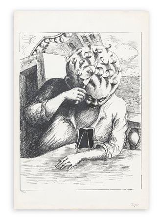 ROLAND TOPOR (1938-1997) - Pensées échevelées, 1991