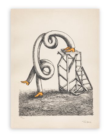 ROLAND TOPOR (1938-1997) - Senza Titolo