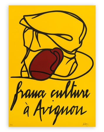 VALERIO ADAMI (1935) - Senza Titolo