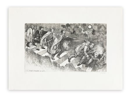 GIANCARLO VITALI (1929-2018) - A Bruegel, 1985
