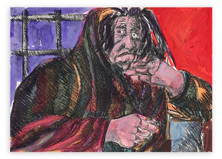 SAVERIO TERRUSO (1939-2003) - Senza Titolo (Figura)