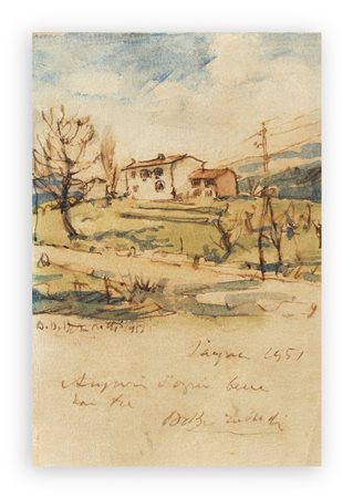 DOMENICO DE BERNARDI (1892-1963) - Senza Titolo, 1951