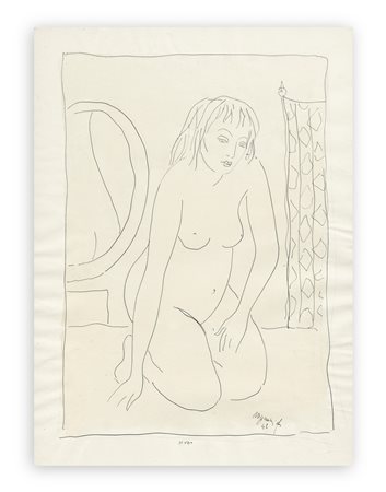 FRANCO ROGNONI (1913-1999) - Nudo, 1943
